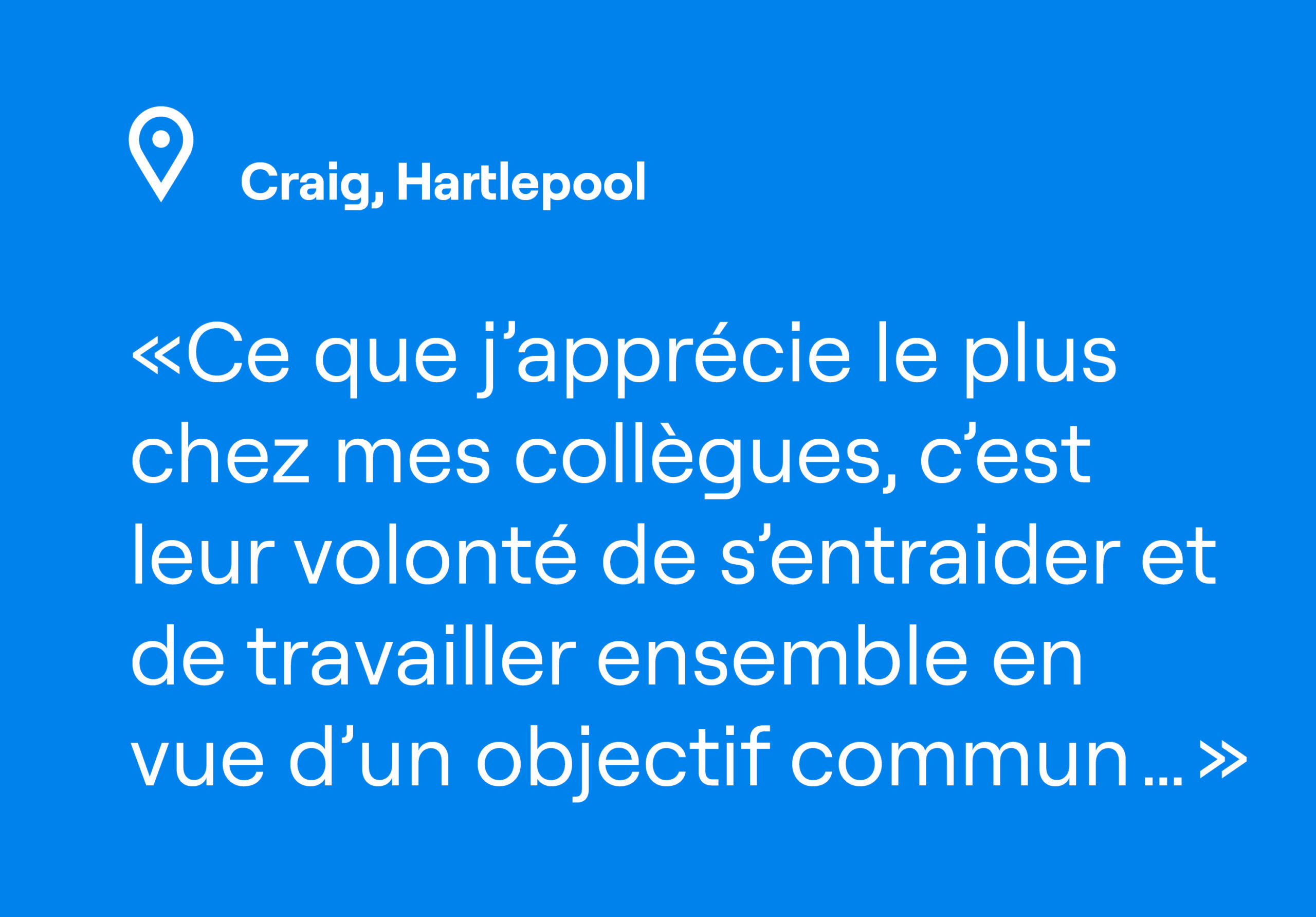 Des valeurs qui nous unissent